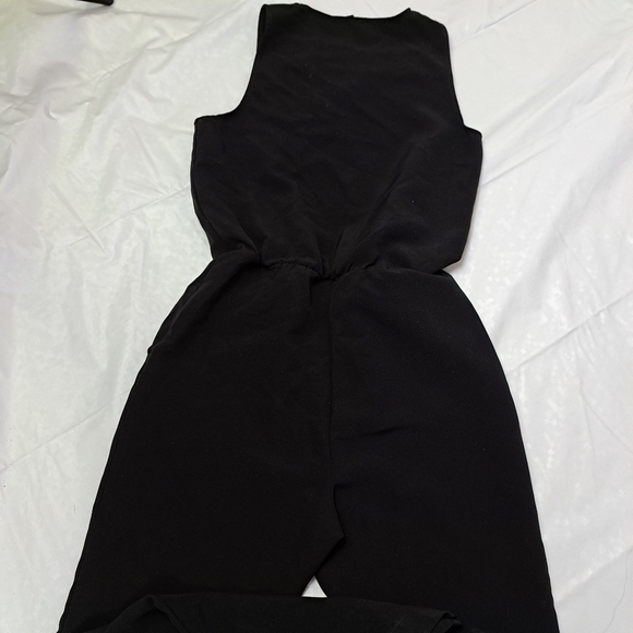 ANTHROPOLOGIE Drew Faux‎ Wrap Black Jumbsuit - Picture 5 of 9